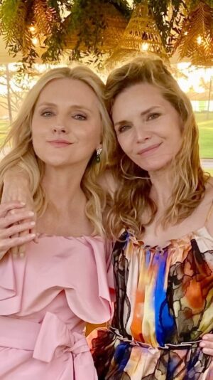 Michelle Pfeiffer Instagram - Beautiful wedding, beautiful gathering, beautiful couple. Congratulations @laurabrown99 and @brandonborrorchappell !