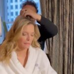 Michelle Pfeiffer Instagram - A whirlwind 24 hours in NYC promoting @thefirstlady_sho with the dream team @richardmarin @brigittemakeup @samanthamcmillen_stylist. Can’t wait for the show to premiere April 17, one week from today!