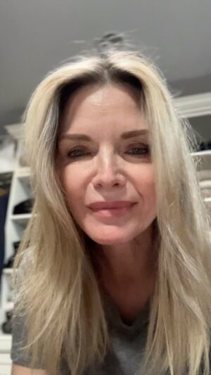 Michelle Pfeiffer Instagram - It’s date night - I don’t know what I’m going to wear but I know how I’m going to smell. I’m going to smell smouldering (Char) and fresh (Windows Down)🤍: @henryrose