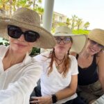 Michelle Pfeiffer Instagram - Sister trip. I cherish these two🤍