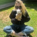 Michelle Pfeiffer Instagram - Say hello to Dot, Bella’s new little sister. Thank you @tobiessmalldogrescue for this very special girl.💕🐾