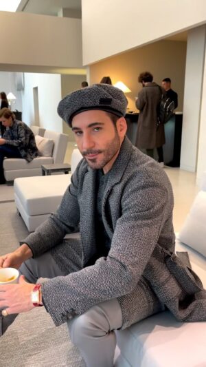 Miguel Ángel Silvestre Instagram - @emporioarmani 
@r0b3rtina_ 
@barryfrediani