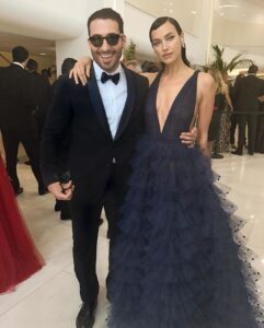 Miguel Ángel Silvestre Instagram - The second picture reflects how happy I am 🫠 @irinashayk 💥❤️🌹 @giorgioarmani @r0b3rtina_ @hbo @30_monedas Cannes Film Festival
