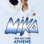 Mika Instagram – Ελλάδα! H συναυλία μου στο Rockwave Festival αυτό το καλοκαίρι, ήταν μια τρομερή εμπειρία! Θέλω λοιπόν να σας ανακοινώσω, ότι θα επιστρέψω ξανά αυτό το καλοκαίρι! Την Τρίτη 2 Ιουλίου, θα είμαι και πάλι μαζί σας στο θρυλικό Θέατρο Λυκαβητού στην Αθήνα! Σας περιμένω εκεί για μια αξέχαστη βραδιά! Η προπώληση εισιτηρίων ξεκινάει ΤΩΡΑ!

Ένα μεγάλο ευχαριστώ στους μουσικούς από τα Ιωάννινα που μεταμόρφωσαν το «Relax» σε αυτή τη νέα καταπληκτική εκδοχή για μένα! 💚💚💚💚@vaggelis_kosinas @giorgos_mpillis @pan.papakostas @noisyland_recordings 

Greece! I loved performing for you all at Rockwave Festival this summer and so I am thrilled to announce that next year I will be coming back! On Tuesday 2nd July, I will be playing at the legendary Lycabettus Theatre in Athens! See you there for what promises to be an unforgettable night! Tickets are on sale NOW! 

A big thank you to the musicians from Ioannina who reworked ‘Relax’ into this amazing new version for me! 💚💚💚💚

#mikatour #live #concert #athens #lycabettus #theatre