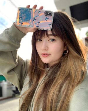 Mika Dela Cruz Instagram - @casetify 🦋🧋🤍🌈 ✨