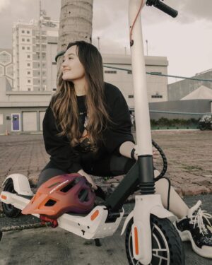 Mika Dela Cruz Instagram - Days where I get to stroll with my UCM LS2 electric scooter are my favorite ones!!

The chance go outdoors, smell the fresh air, see nature and take on new adventures all make me the happiest kid since these are the things that I really miss doing in our new normal. It’s important that we take care of both our mental and physical health during this pandemic and cruising on my scooter is my fun way of doing that!! 🤗🌈🛴

#IRIDEUCM #ZeroCarbonFun #UCMELife @ucmelife
