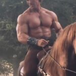 Mike O'Hearn Instagram - Rolling into the @arnoldsports like 🐺⚔️🥋 Come see @schwarzenegger and myself this weekend Arnold Schwarzenegger Statue
