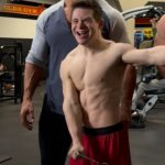 Mike O'Hearn Instagram - Hard training with my man @mikeohearn @goldsgymvenice1 We are live @prosgymcolumbus about to start the Mike O Hearn show. #greenrangerkyle #downsyndrome #downsyndromebodybuilder #bodybuilding #fitness #fyp #fypシ #explorepage