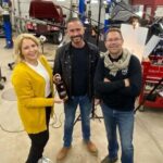 Mike Rowe Instagram - I’ve been delighted, flattered, (and relieved), by the response to Knobel Tennessee Whiskey. My Pop would be proud, and it’s been fun to watch it grow over the last year. These photos were taken by Don Ventre in a factory and a garage in Cincinnati. Funny story… The photos taken in the factory were a total accident. Don was there to photograph a new machine in action, but a critical part didn’t arrive as scheduled. Rather than just sit around all morning, Don grabbed a bottle of Knobel (which he apparently travels with) and set up a few quick shots that will probably win some kind of award. The grinder in the background is pretty great. The stuff in the garage was a bit more deliberate. Every detail, every tool, every shadow and shaft of light was carefully and meticulously designed and styled. I’m not invited to shoots like this, because I lack the patience required for this level of detail and nuance. On Dirty Jobs, we don’t even do second takes but here you can see how a single bottle of whiskey requires the undivided attention of three professional photographers, a stylist, a digitech, and a mechanic who doubled as a hand-model. I also love the fact that this is the garage Don uses in real life, and this is his actual mechanic, Keith Brogan. Big thanks to him, along with Laura Klasamer, Mark Corelli, and Don Ventre for treating photography like the skilled trade it is. Since we now live in a time where the words, “This Bag is NOT a Toy” appear on bags all over the country, I suppose I should say that @KnobelWhiskey should NOT be consumed while operating heavy machinery in a factory, or in a garage while fixing someone’s vehicle. Nor is it intended to be opened with a wrench, as certain idiots might assume the photo implies. As long as I’m pointing out the obvious, I should also tell you that you can still get a bottle for yourself. It really does taste as good as it looks and every online purchase benefits the @mikeroweWORKS Foundation. Finally, and apropos of nothing, the season finale of #DirtyJobs airs tonight at 8PM on @Discovery. I don’t want to say too much, but beavers will be squeezed...More on that, later. Link in bio