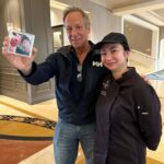 Mike Rowe Instagram - Another Week in Vegas I came to Vegas last Saturday for a series of meetings and a few speeches. Mission accomplished. The folks at The National Homebuilders Association were terrific. The accountants at CLA were awesome. My friends at @Caterpillarinc were thirsty. In between meetings and speeches, I ate at some extraordinary restaurants, and took in another Cirque du Soleil show. This one was called “Mystere,” and featured a cast of boneless acrobats doing things with their bodies that defy description. Back at the hotel, I found a piece of edible art had been delivered to my room, put together by an amazing pastry chef at The Four Seasons named Maruschka Ang. As you can see, Maruschka found a photo of me holding a feral chicken I’d captured some years ago in Miami. She put the photo inside a coaster made of translucent sugar, mounted it on an easel made of chocolate flanked by a delicious assortment of hyper-realistic yet completely comestible hand tools, alongside a container filled with chicken McNuggets. After eating all of the McNuggets and most of the chocolate, I went for a long jog around the perimeter of McCarran airport and found a severed penis lying in the rocks. I think it was made of wood, but can’t be sure, since I didn’t touch it. I did however, report it to the local gendarme, who expressed no great alarm or concern. Just another week in #Vegas.