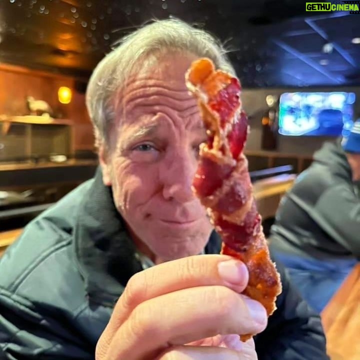 Mike Rowe Instagram - There’s a place in Casper, WY called @silverfoxcasper where they tie bacon into knots and put them in Bloody Mary’s. This is an excellent idea and should be replicated far and wide. I had dinner there last night but didn’t pay for it because one of the diners picked up my tab. This was both very generous and very unnecessary, and when I walked over to thank the gentleman, I learned from Victoria, my excellent server, that he had left a few moments before and wished to remain anonymous. “Well, crap,” I said. “How am I supposed to say thanks?” “He’s a regular,” said Victoria. “I’ll tell him next time he comes in.” “What’s his name?” I asked. Victoria thought for a moment. “You know, I’m not sure. Everybody here just calls him “Tall Cowboy.” So, if you’re out there, Tall Cowboy, this is the photo I would have taken of the two of us, which is precisely where you were sitting when you bought my dinner. Also attached is the receipt, which I’ve signed and asked Victoria to give to you next time you dine there or enjoy a Bloody Mary with a piece of knotted bacon. Till then, I remain much obliged. Casper, Wyoming