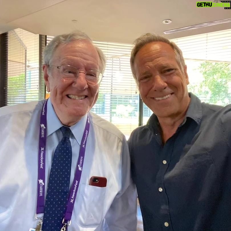 Mike Rowe Instagram - Apologies. I’ve been scarce. Speeches, scholarships, whiskey, more speeches, more scholarships, more whiskey, lots of travel, and many fun encounters all over the country. Here, for instance, is Steve Forbes, who I ran into somewhere. (Maybe Memphis, maybe New York. Maybe both?) Made me remember a post I wrote years ago on this very page, criticizing the foolishness of ranking America’s “Top Schools,” which many publications do every year, like clockwork. I remember writing, “if publications insist on ranking universities, why not include trade schools? Why not evaluate, or at the very least, acknowledge the many other forms of useful education that don’t require a four-year commitment or a colossal debt?” To his credit, @Forbes Magazine replied, and started doing precisely what I suggested. I was flattered, and pleased to finally thank the man who made it happen.