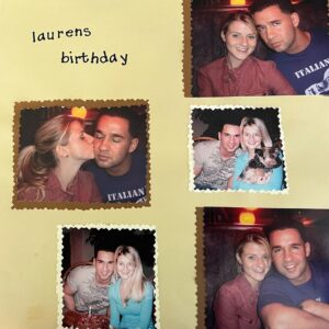 Mike Sorrentino Instagram - If she doesn’t scrapbook for you it’s not real🥺#wemetincollege #5yearweddinganniversary