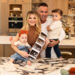 Mike Sorrentino Instagram - Good things come in threes 🥹 Adding another pumpkin to our patch 🙏🏼 Baby #3 coming March 2024 Photo 📸 @thesocial_butterflymedia Decorations 🎃 @thenurseryatcoltsneck Hair @giana_martino Makeup @bighoopenergybeauty @lauren_damelio Dress @bijouxboutique.nj