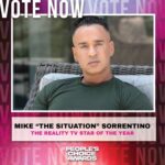 Mike Sorrentino Instagram - I have officially changed my name to The Nomination!! The comeback is always greater than the setback. Vote BDS for The Reality TV Star of the Year for the People’s Choice Awards 🏆 Vote Now 🔗: https://www.votepca.com/tv/the-reality-tv-star