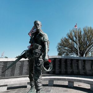 Milo Ventimiglia Instagram - Vietnam Memorial Little Rock, AR. MV
