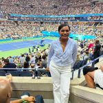 Mindy Kaling Instagram - Witnessed @cocogauff become the US Open CHAMPION today and wept like she was my own daughter. Pretty weird of me. Loved seeing this incredible match with my pals, and being guest of the generous icon @ralphlauren. @usopen I love you and I LOVE YOU COCO!