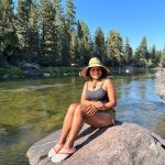 Mindy Kaling Instagram - Montana has it all. River rafting, hiking, The Blackfoot River, campfires, s’mores and the full remains of a deer skeleton. You could not ask for more.
