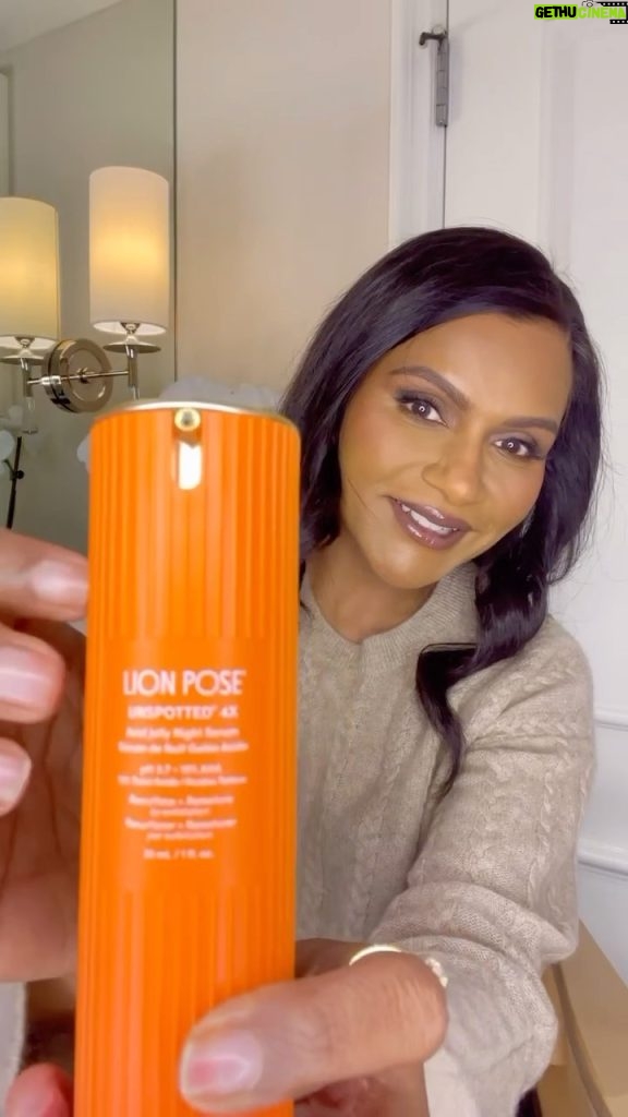 Mindy Kaling Instagram - 🚨🚨🚨 @lionpose Unspotted 4X now available at Sephora.com!