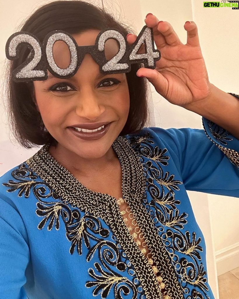 Mindy Kaling Instagram - 2023 is out, 2024 is in.