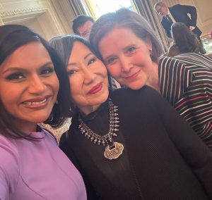 Mindy Kaling Instagram - A little while ago, I got a call from Dr. Maria Rosario Jackson that the National Endowment of the Arts and the office of the President wanted to give me the National Medal of Arts for my work in television and as an author. I’m still processing how to receive the news. Yesterday, I went with my family to receive the medal at the White House. To hear the President speak about my parents, their journey to the United States, my late mother’s dreams for me, and the power of comedy to make people understand each other was almost too much to take in. It didn’t feel real! I mean, I was sitting next to GLADYS KNIGHT. I guess I just want to express my heartfelt gratitude to @potus, @neaarts and @kamalaharris. And to say I promise to spend the rest of my life earning this medal because I don’t feel like I’ve earned it yet. I wish my mom could have been there, but what are you gonna do. Nothing is perfect, but yesterday was pretty close. I love everyone. Thanks @katelinden, Vinay Reddy and @picsschmicks for helping it all happen. ❤️