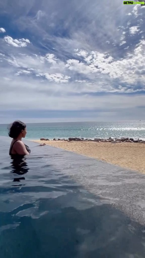 Mindy Kaling Instagram - Just being glamorous and dramatic at the beautiful @WAPedregal, where every day I leaned my arms over one of those infinity edge pools you see in movies about rich villains. I loved my time here! Honored and easy to be #sponsored and have a family vacation like this one! #LiveUnforgettable and #WAPedregal Waldorf Astoria Los Cabos Pedregal