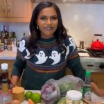 Mindy Kaling Instagram - I made these incredibly delicious (and healthy!) rice paper dumplings with shrimp and chicken. What’s spooky is how badly I folded these! They’re more like chicken and shrimp “packets” You can’t win ‘em all! Still tasted great. Anyway, enjoy, and happy halloween! 🎃🥟☠️🥟👻