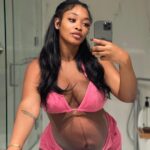 Miracle Watts Instagram - Pretty in Pink 🌸 SET : @miracleskloset I’m wearing a large to secure this A$$$$!!