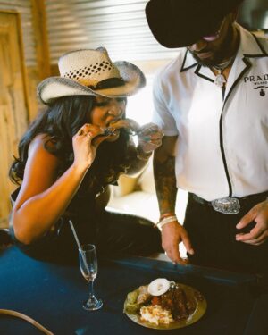Miracle Watts Instagram - When a cowboy meets a cowgirl …..