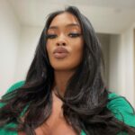 Miracle Watts Instagram - You Wish I Was Your Baby Mama 🤰🏾 - I couldn’t wait to use this caption btw... Anyways, I’m in my third trimester y’all. O and this dress is from @miracleskloset