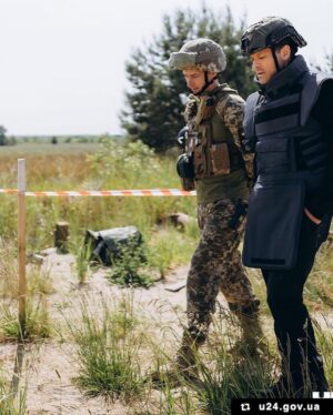 Misha Collins Instagram - The Ukrainian de-mining specialist I'm walking with here was an aquatic entomologist a year ago (he studied water bugs). He has two kids. He put down his microscope & picked up a metal detector to help clear mines & unexploded ordinances off land the Russians retreated from.

LINK IN BIO

#Repost @u24.gov.ua:

Misha Collins visited Chernihiv Oblast, where demining activities are taking place. russian troops were located just 2 kilometers away.

The actor will spend the day with the member of the military of the State Special Transport Service and observe the controlled detonation of mines and ordnance left by the russian army.

His guide at the first location was a military man, call sign ‘Akademik’ — Candidate of Biological Sciences. Before the full-scale invasion, he worked as a researcher at the National Academy of Sciences of Ukraine.

Photo: Andriy Yushchak 

#united24 #thepoweroffreedom 

Міша Коллінз приїхав на територію Чернігівської області, де проходять роботи з розмінування. Всього за два кілометри від цього місця розташовувалися позиції російських військ. 

Актор проведе день з військовими Державної спеціальної служби транспорту та побачить підривання залишених російською армією мін та боєприпасів.

Його гідом на першій локації став військовий на позивний «Академік» – кандидат біологічних наук. До повномасштабного вторгнення він працював науковим співробітником Національної академії наук України.

Фото: Андрій Ющак