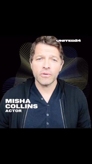 Misha Collins Instagram - My Ukrainian friends, I hope peace and freedom are yours once more. Keep being brave… we stand with you. 

The rest of the world, this is the best place to donate to do our part to help Ukraine: https://u24.gov.ua/ 

LINK IN PROFILE 
#standwithukraine