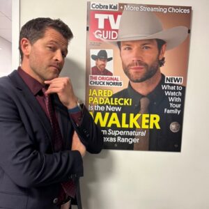 Misha Collins Instagram - These guys look so familiar. Where have I seen them before? #spnfamily #spn