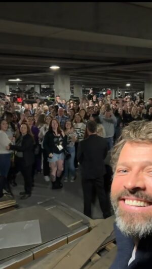 Misha Collins Instagram - I’ve got friends in low places… We’ve moved #CreationNASH into the basement because of a massive #tornado. Stay safe & take cover, my #Nashville friends! 🌪️