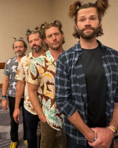 Misha Collins Instagram - They say when you hang out with people too much,  you start to look alike. #CreationHI #SPNFamily