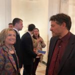 Misha Collins Instagram - Last night at a @whitehouse event to honor recipients of the @praemiumimperiale Laureates award, I ran into @hillaryclinton, who was there way back when I was an intern! It was fun to catch up... #WhiteHouse #praemiumimperiale
