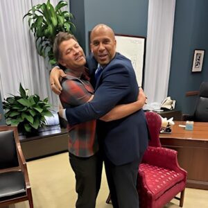 Misha Collins Instagram - I’ve “met” Senator @corybooker several times virtually, and he’s always promised me a big hug when we finally met in person. 

Last week in DC, I cashed in big time.
