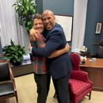 Misha Collins Instagram - I’ve “met” Senator @corybooker several times virtually, and he’s always promised me a big hug when we finally met in person. Last week in DC, I cashed in big time.