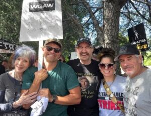 Misha Collins Instagram - Family don’t end. #SAGAftraStrong #WGAStrong #FamilyDontEnd