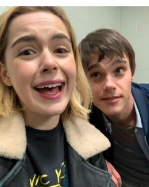 Mitchell Hope Instagram - Extra serious pics for ya @kiernanshipka @netflix #letitsnow