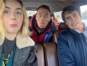 Mitchell Hope Instagram - Me n the homies cruising round waiting for Let It Snow to come out November 8th on Netflix #igetallmypicsfromkiernan #ishouldtakemorephotos #thisisalearningcurveforme #illgetbetterpromise