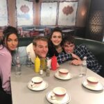 Mitchell Hope Instagram - SQUAD @kiernanshipka @netflix @matthew_noszka @odeyarush #letitsnow #waffletowndayz