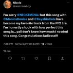 Monica Instagram - @nickiminaj @keyshiacole 🩷 PF2 🩷 LOVE ME ENOUGH #23 go to Nicki Minaj.com So Elated • So Honored • So Excited • Available NOW…….. Atlanta, Georgia