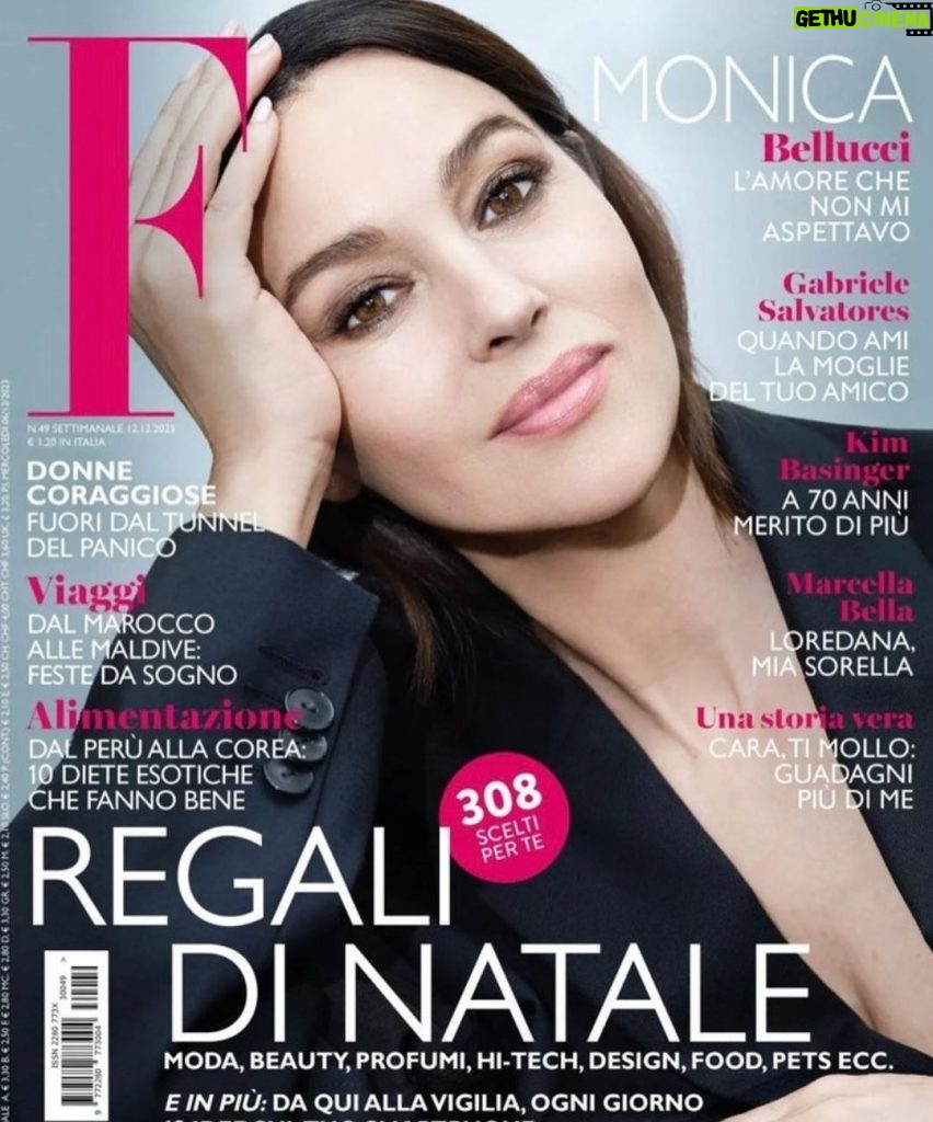 Monica Bellucci Instagram - ❤cover F Magazine Italia Production @handk_officiel Hair @johnnollet @caritaparis Mua @letiziacarnevale Stylist @nataliemanchot #monicabellucci#fmagazineitalia#cover#photography