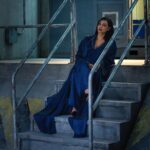Morena Baccarin Instagram - If looks could kill, we’d be done for. 🔥😍 Which is your favorite Elena look from this season? #TheEndgame