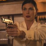 Morena Baccarin Instagram - Throwback to Elena’s (@morenabaccarin) look in Episode 3: Bury the Lede! @GabrielaHearst suit, @MaisonValentino cape & heels! All details tagged 🤍 Don’t miss the latest episode of @nbcendgame tonight at 10pm on @nbc! 👀 #theendgamenbc #theendgame New York City, N.Y.