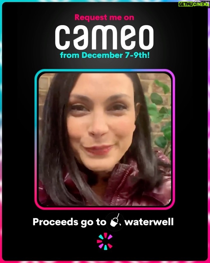 Morena Baccarin Instagram - I’ll be taking requests on @cameo for the first time to raise money for Waterwell, an amazing non-profit I’m on the board of. You can book personalized videos for your loved ones. Happening Tomorrow through Thursday only. Send in your requests! cameo.com/morenabaccarin
