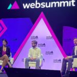 Morena Baccarin Instagram – So happy to be able to represent @rescueorg at Websummit.  What they do is so inspiring and we need all the help we can get in the tech AI world to continue the reach and solutions in education and information. #aprendIA #signpost
