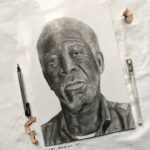 Morgan Freeman Instagram - "I’m Telling You, These Walls Are Funny. First you hate them. Then you get used to them. Enough time passes, it gets so you depend on them. That’s institutionalized." - Shawshank Redemption 🎨@art_maniac_171