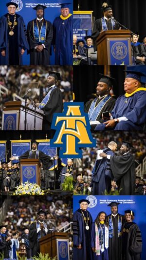 Morris Chestnut Instagram - I’m still beaming for the honor of delivering this year’s commencement speech for the 2023 graduating class of North Carolina A&T. 
It was moment charged by a room full of bright minds who have only started their journey to greatness and I can’t wait to see where it takes them. 

Thank You again for allowing me to be a part of that special moment in your journey and a place in history of one of the most storied universities in the land. 
North Carolina A&T. 
“AG-GIE PRIDE” 🎓💙💛 #AggiePride #northcarolinaaandt #hbcu #classof2023 #ncatsu #ncatsuaggies